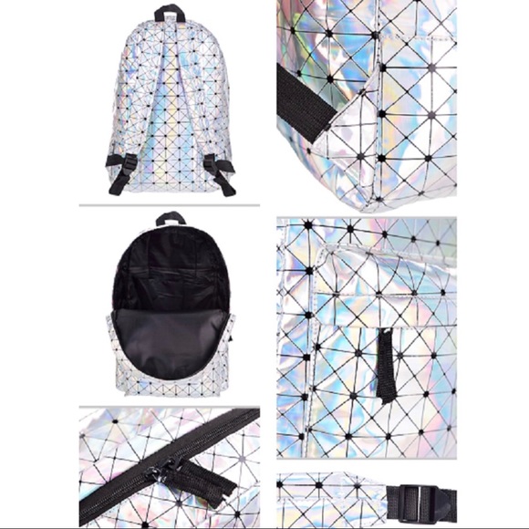 Iridescent Backpack & Pouch - Picture 3 of 7